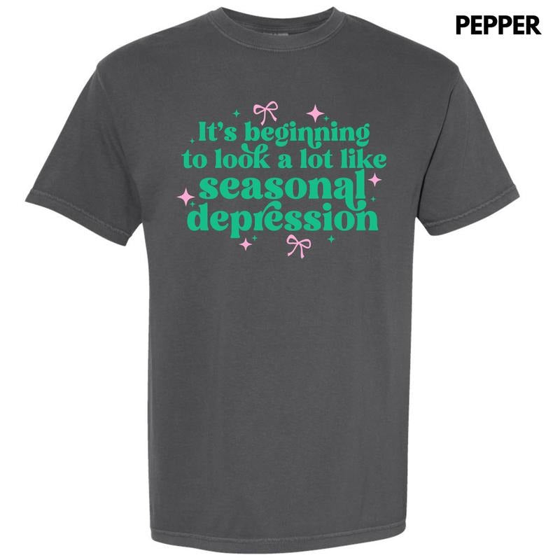 Seasonal Depression Comfort Colors T-Shirt 'NLB'