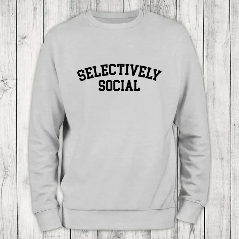Selectively Social Sweatshirt Classic Womenswear