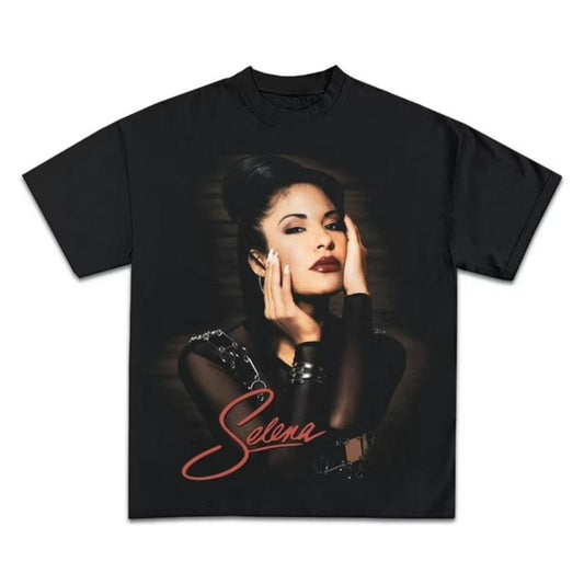 Selena Quintanilla Rare Portrait T-Shirt , Retro 80s unisex Tshirt, Gift for Man, For Womenstyle{n002}2