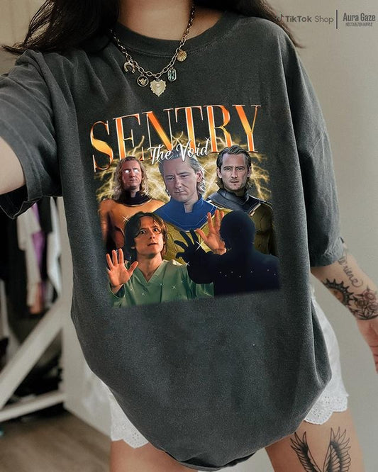 Sentry | Robert Bob Reynolds Unisex Shirt - The Void Comfort Colors Unisex Tshirt, Lewis Pullman 90s Retro, Merch Celebrity Crush