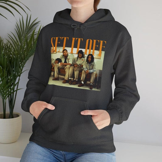 Set It Off Unisex Hoodie, Movie Hoodie Gift For Fan Classic Fabric