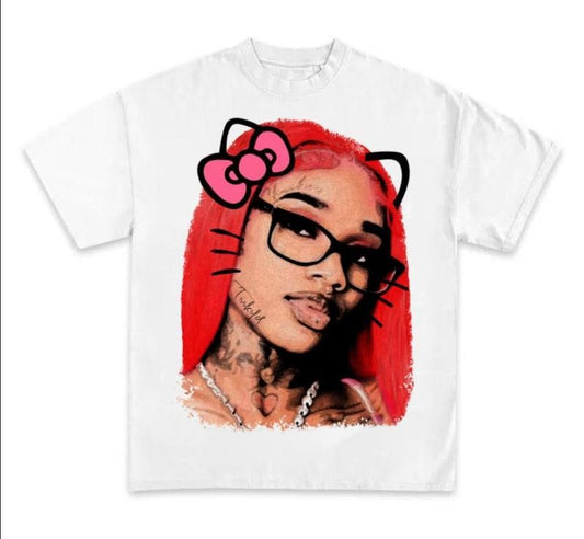 Sexyy Kittyyy Shirt, Hellooo Red Shirt, Tour Shirt 2024 White Shirt