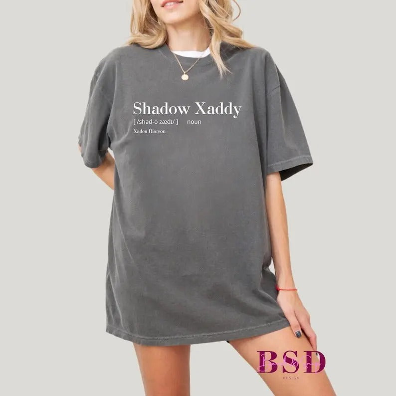 Shadow Xaddy Shirt, Xaden Riorson, Xaden Fourth Wing Shirt, Shadow Daddy, Iron Flame Merch, Onyx Storm Sweatshirt, Rebecca Yarros Apparel