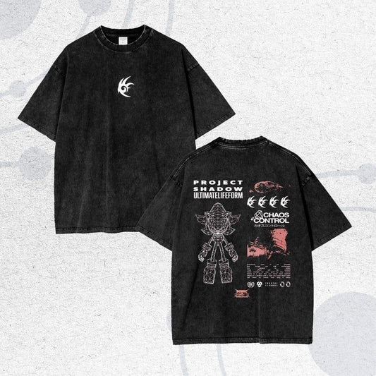 Shadow the Hedgehog Anime T-Shirt - Oversize Tee, The Hedgehog, Shadow the Hedgehog, Perfect Gift for Himstyle{n002}27