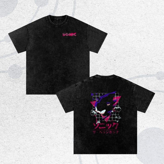 Shadow the Hedgehog Anime T-Shirt - Oversize Tee, The Hedgehog, Shadow the Hedgehog, Perfect Gift for Himstyle{n002}31