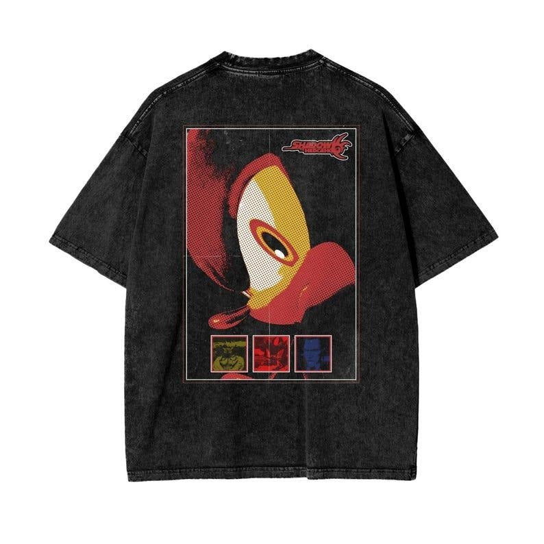 Shadow the Hedgehog Anime T-Shirt - Oversize Tee, The Hedgehog, Shadow the Hedgehog, Perfect Gift for Himstyle{n002}4