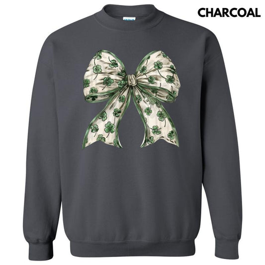 Shamrock Bow Sweatshirt