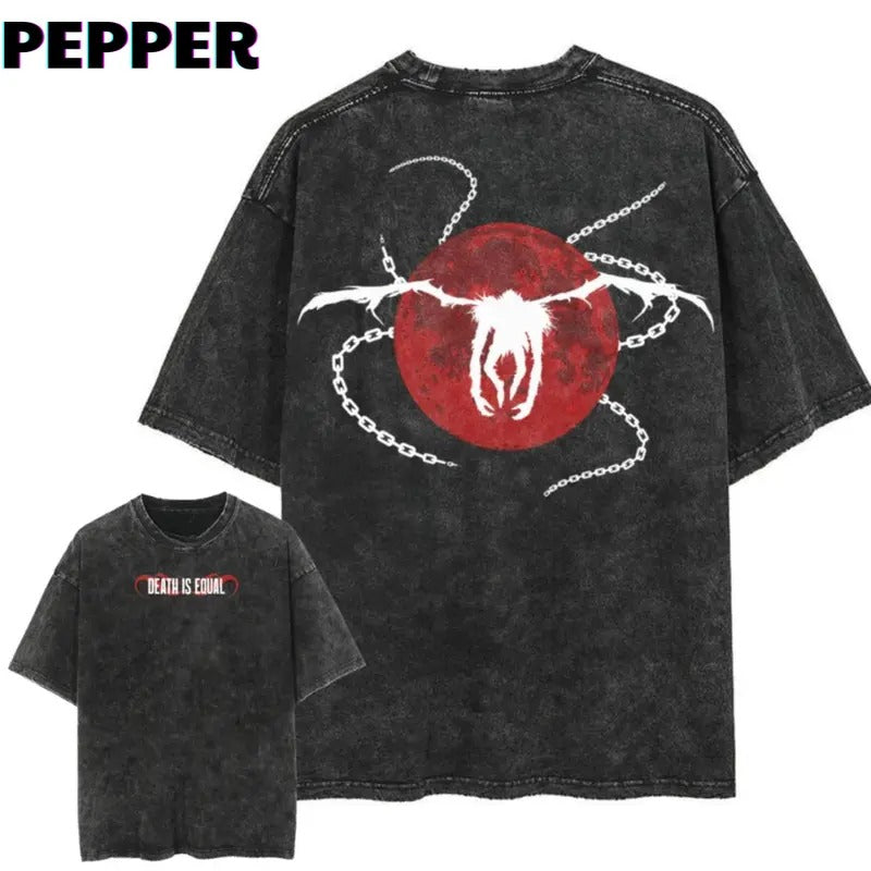 Shinigami Vintaage Tshirt, Bleach Tshirt, Anime Shinigami Tshirt, Anime Tshirt, Anime Merch, Gift Love, Best Gift For Him, Gift For Her Menswear Top Underwear Streetwear