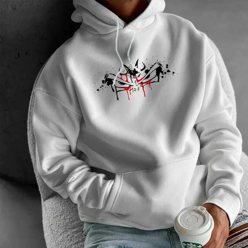 Simple Unisex Anime BUU Print Hoodie, Manga Hoodie For Men, Best Anime Hoodie, Gift For Anime Lovers, Anime Printed Shirt, DB Gift For Fans, Gift For Him, Gift For Her