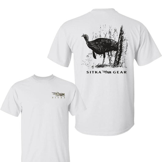 Sitka Wild Turkey Graphic Tee,  Classic Hunting-Inspired Shirt, Soft & Durable Cotton, Great for Outdoor & Wildlife Fans Menswear Man Top Tropical