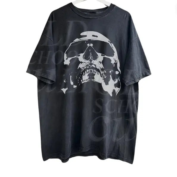 Skull Y2k T-Shirt, Vintage 90s Style Skull T-Shirt,  Retro Gothic Shirt, Unisex Adult Grunge 2000s Graphic Shirt,Dark Art Skeleton Tee, Unisex T-Shirt, Gift For Men Women Menswear Top Streetwear