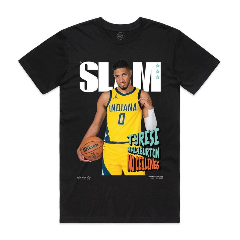 Slam Cover T-Shirt - Tyrese Haliburton (Slam 245) T-Shirt, 100% Cotton Unisex Shirt, Gift For Fan