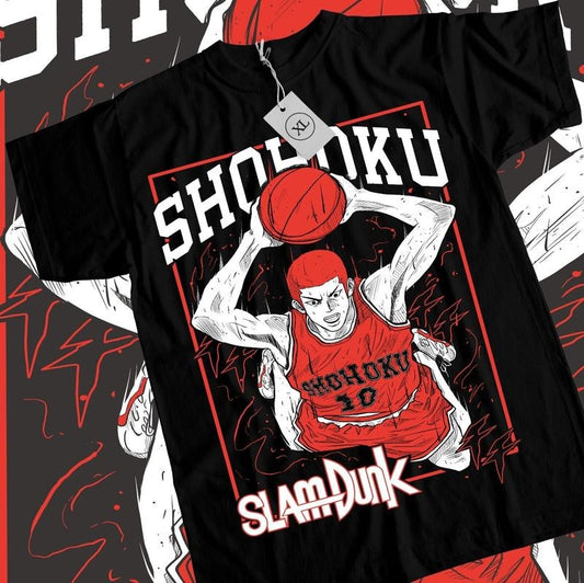 Slam Dunk T-Shirt S-4XL Hanamichi Basketball Anime Sport Manga shirt Tee Tshirt S-4XL