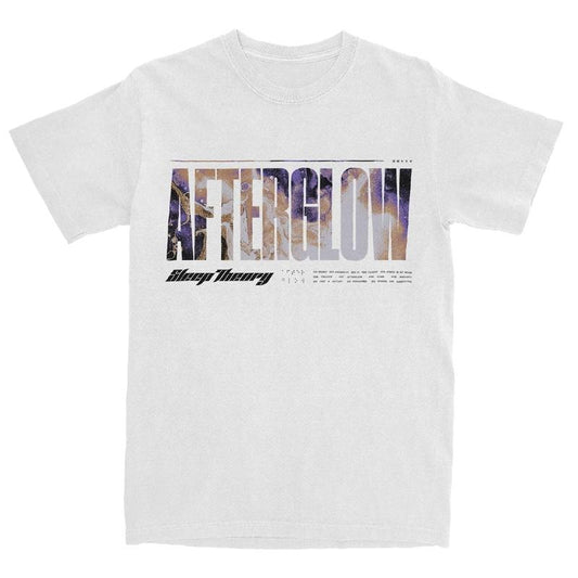 Sleep Theory Afterglow Graphic T-Shirt, Band Tour Merch Tee, Cosmic Album Art Shirt, Aesthetic Music Fan Tee, Unisex Menswear Womenswear Top