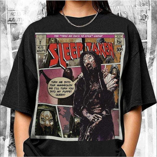 Sleep Token Comic 90s Shirt, Bootleg Metal Rock Band Retro Sleep Token's Tee, Gift For Fan 3F5G4F