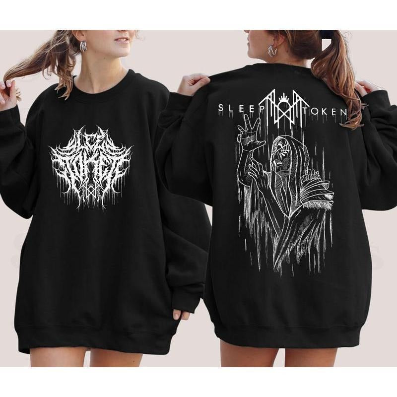 Sleep Token Double-Sided Shirt - Reaper Angel Vintage Shirt, Tour Merch for Men and Women Sweatshirt, Hoodie, Gift For Fan