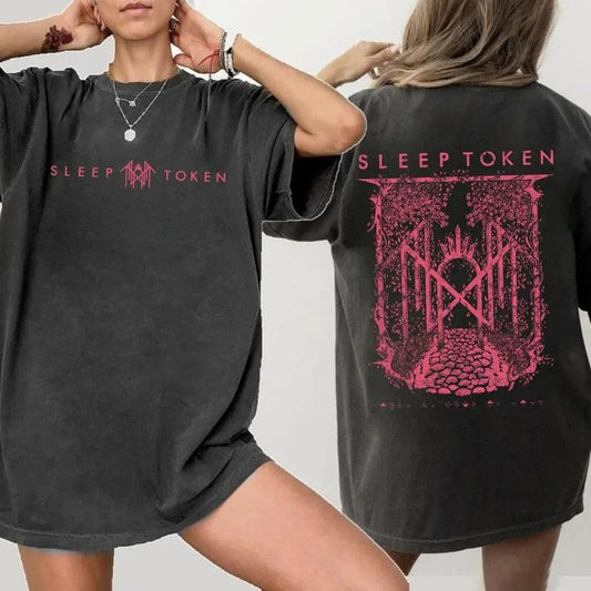 Sleep Token Silly Pullover  2 Sides T-Shirt, Trending Shirt For Sleep Token Tour, Gift for Men for Woman Casual Top for Unisex