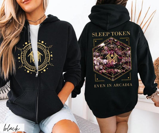 Sleep Token Unisex ZIP Hoodie, Gift for fans Womenswear
