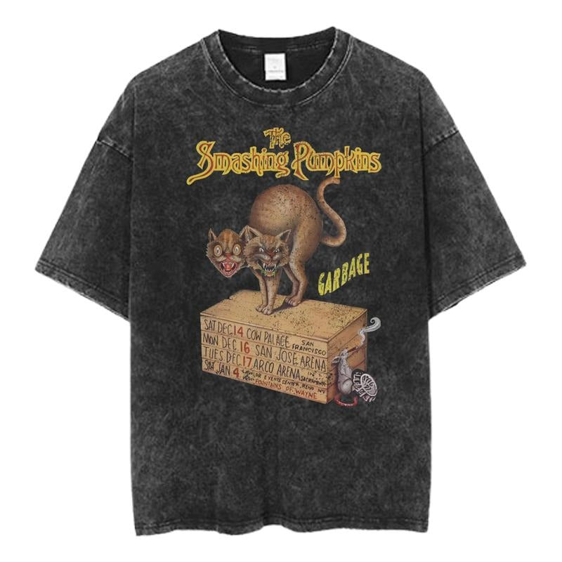 Smashing Pumpkins Tour T-Shirt, 90s Grunge Band Tee, Vintage Rock Concert Shirt, Mellon Collie Graphic Tee, Alt Rock Merch