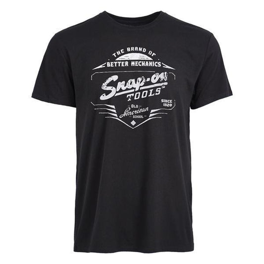 Snap-On Vintage Logo T-Shirt - Sweatshirt - Hoodie, Streetwear - Old American School Mechanic Tee, Retro Distressed Print, Better Tools Since 1920 Workwear Style