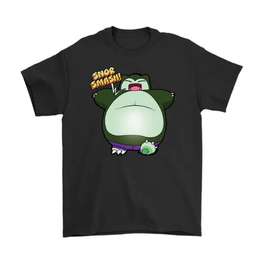 SnorHulk Vintage Tee, Snorlax T-Shirt, Pokemon Tee, Anime Shirt, Animation Graphic Tees, Gym Shirt, Unisex T-Shirt, Gift For Men Women