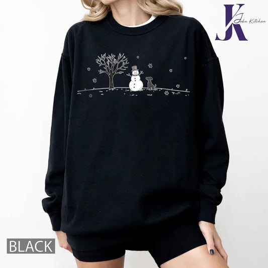 Snowman Sweatshirt, Christmas Snowman Sweatshirt, Merry Christmas Shirt, Winter Sweatshirt