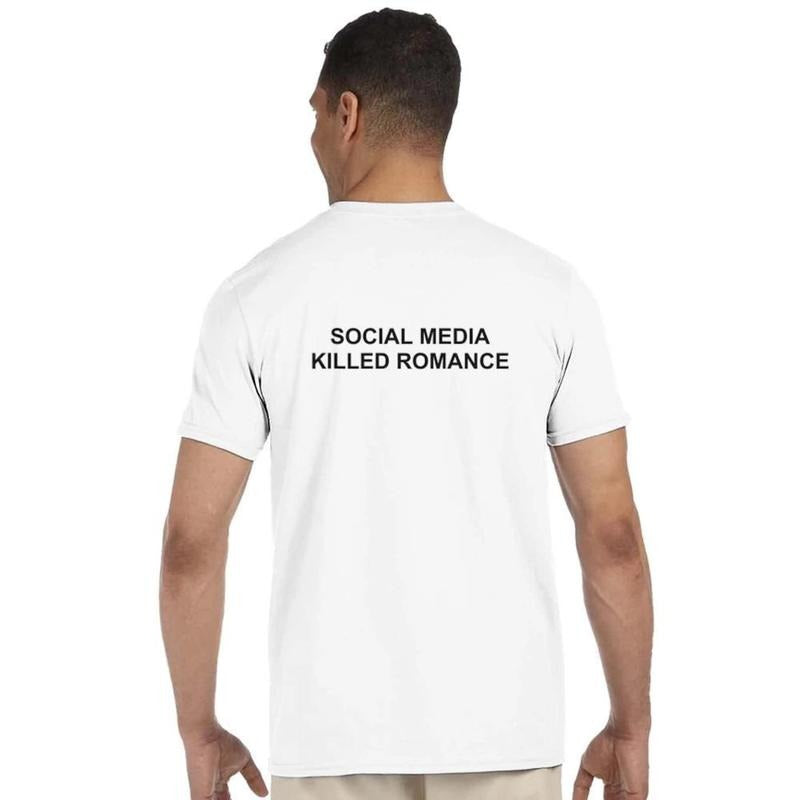 Social Media Klled Romance | Classic Unisex Crew Neck T-Shirt |GGildan