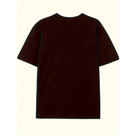 Soft Comfortable Cotton Men's Pizza Printed Graphic Tee, Casual Short Sleeve Crew Neck T-shirt, Outdoor Clothes made in usa