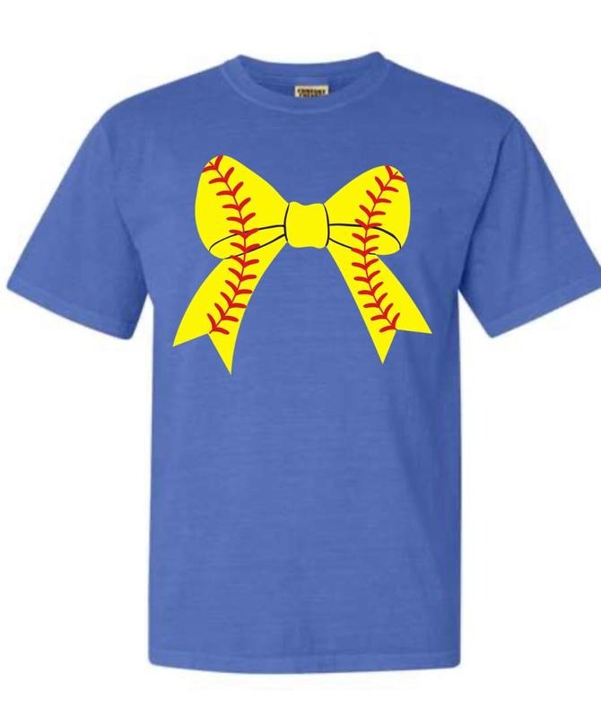 Softball Bow Shirt, Grunge Bow Shirt, Softball Mom Shirt, Coquette Aesthetic Shirt, Softball Player Shirt, Unisex T-Shirt, Gifts For Her Girlfriends, Short Sleeve Tee Shirt, Gifts For Birthday Classic Menswear