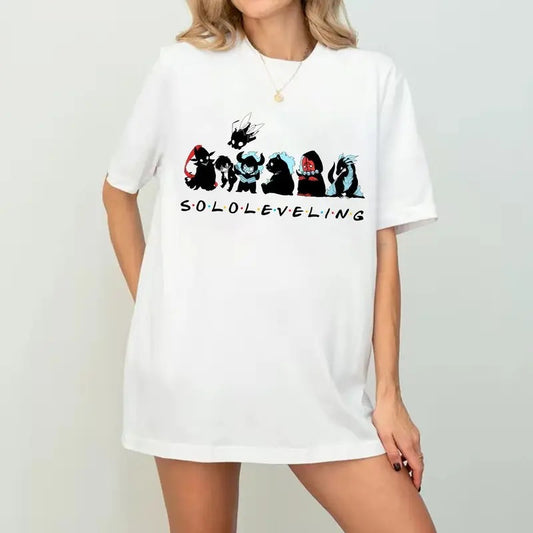 Solo Leveling God Statue Tshirt, Gift For Him, Gift For Her, Anime Lover Tshirt