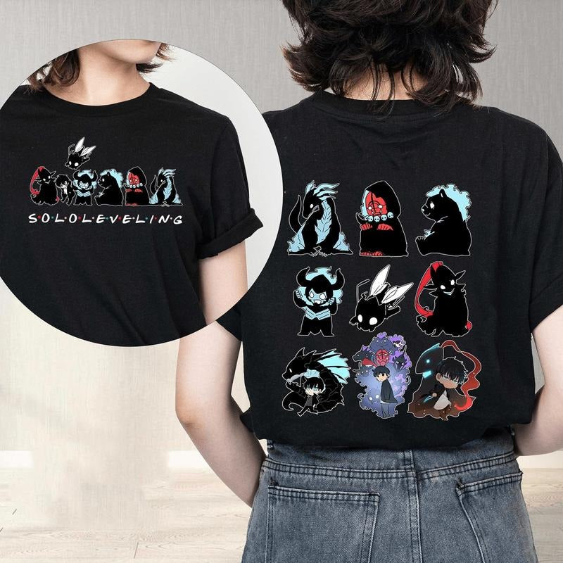 Solo Leveling Shirt, Anime Tee, Gifts for Anime Fans, Sung Jin-Woo Shirt, Unisex Apparel, Gift for Him