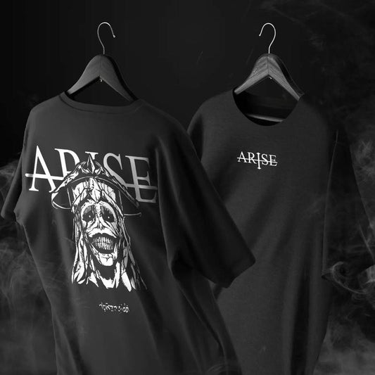 Solo Leveling Shirt, Shadow Monarch Shirt, Sung Jin-Woo Graphic Tee, Power & Darkness, Classic Cotton Menswear