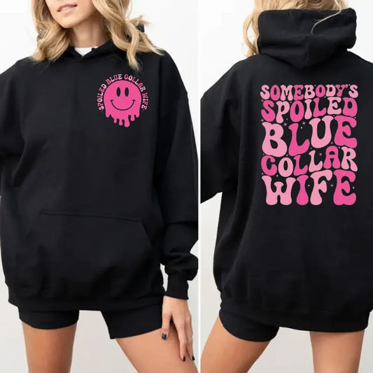 Somebody's Spoiled Wife Shirt, Wives Club Pink Graphic Tee, Spoiled Wife Sweatshirt, Sarcastic Wives Gifts, Unisex Crewneck Pullover Tee, Classic Streetwear