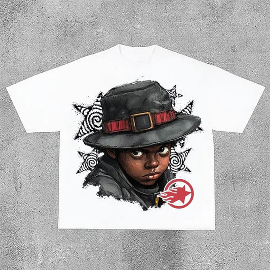 Sopula Star Flame Boy Graphics   Cotton   T-Shirts