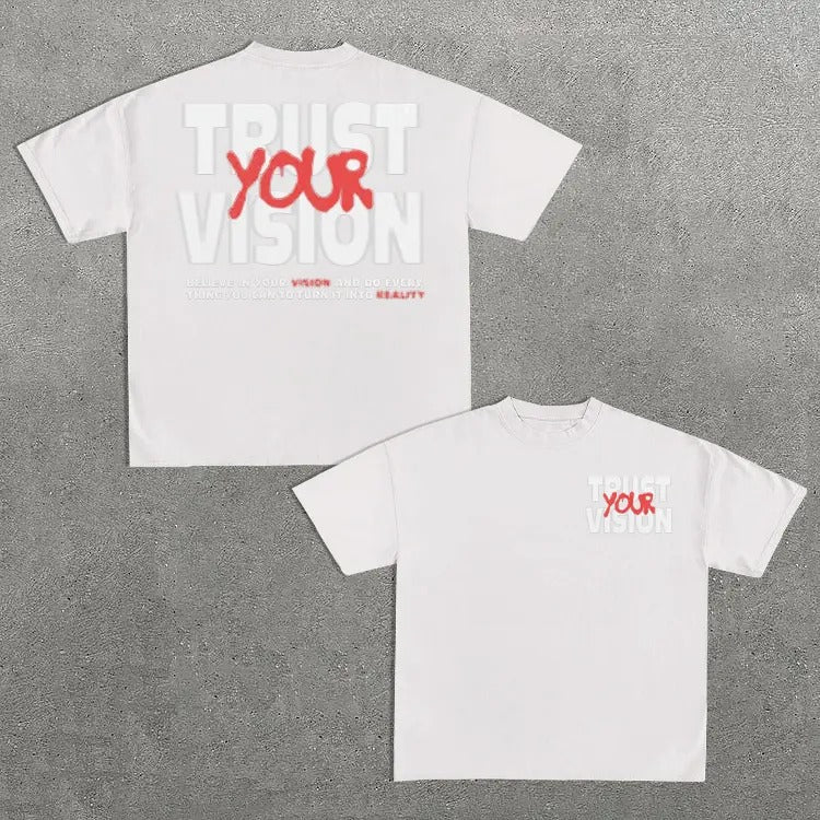 Sopula Trust Your Vision Print Short Sleeve T-Shirt