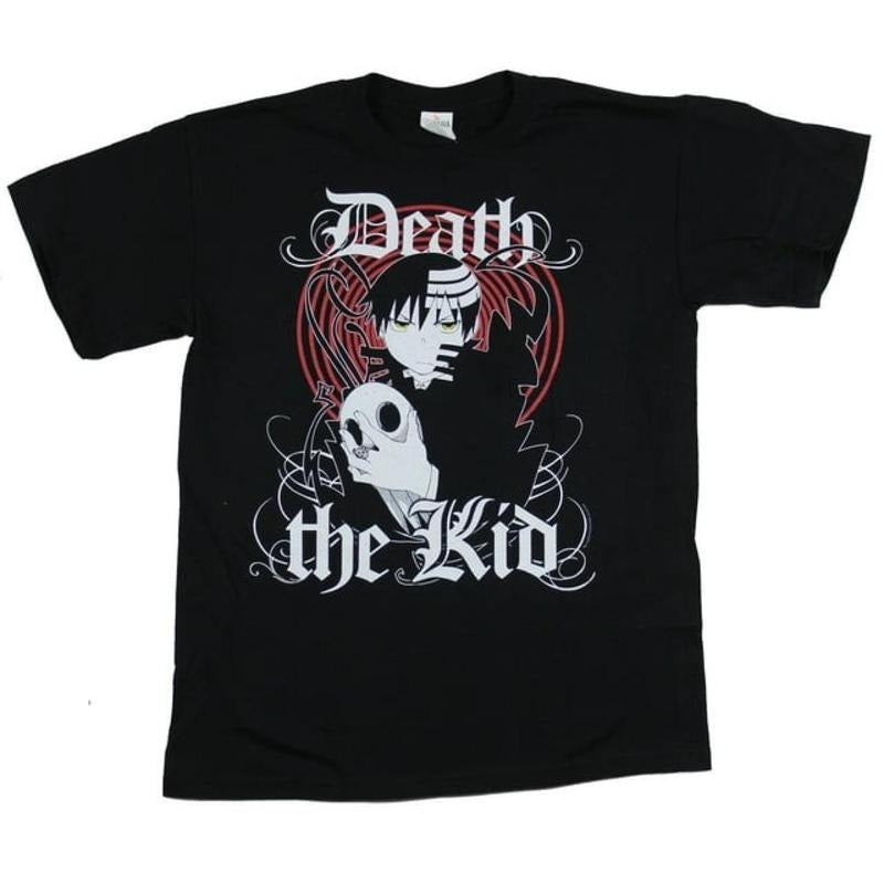 Soul Eater Mens T-Shirt - Death The Kid Ornate, Gildan Unisex, Premium Quality Cotton, Everyday Basic, Never Outdated