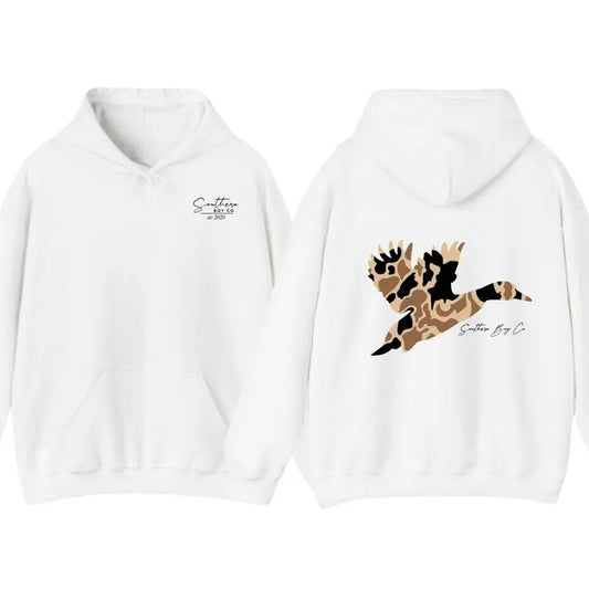 Southern Boy Camo Duck 2 Sided Hoodie, Local Clothes, Gift for Woman and Man Shirt, Vintage Hoodie, Graphic Shirts