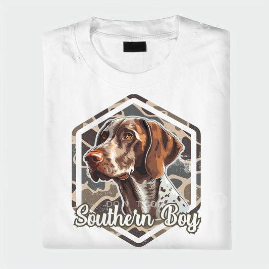 Southern Local Unisex Tee, Southern Camo Dog Hunting Shirt, Camoflage Outdoors Lovers Tee, Gift For Him Classic Top