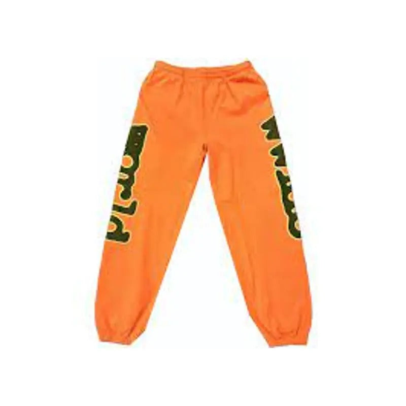 Sp5der World Beluga Sweatpants Orange