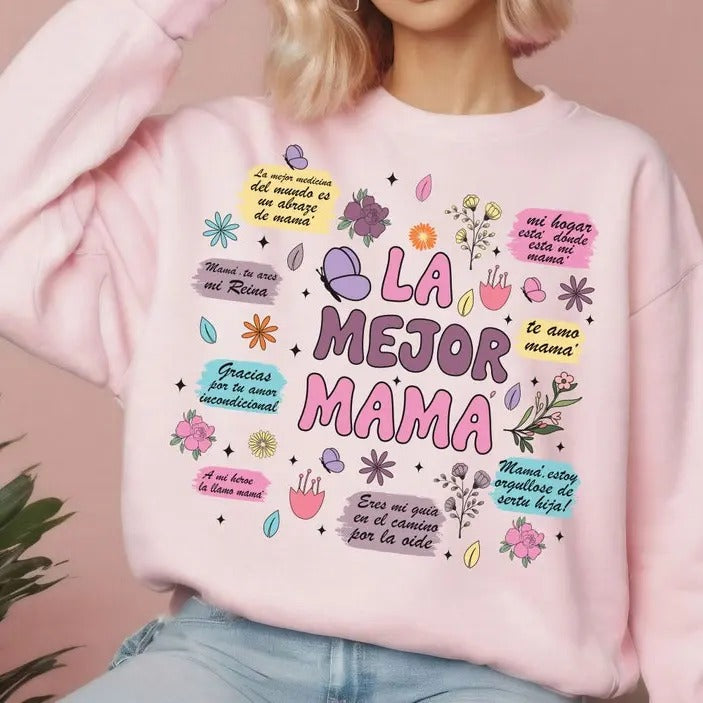 Spanish Mothers Day Shirt-sweatshirt-hoodie, Retro Madre tshirt,| Mother's Day sweatshirt, Mama Daily Quotes tshirt, Retro Inspirational Mama sweatshirt