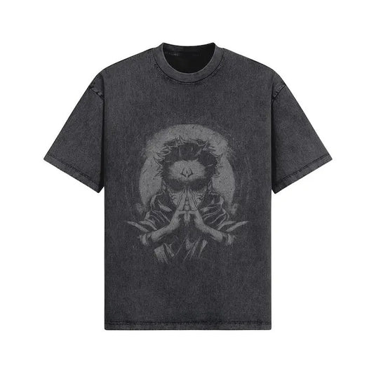 Special Grade Curse T-Shirt, Streetwear Unisex Wash Shirt, Vintage Anime Shirt, Manga Tee, Anime Fan Gift