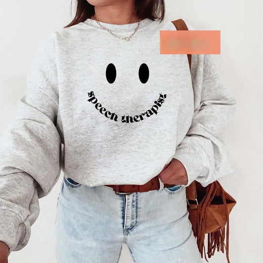 Speech Therapist Shirt, SLP Sweater, Gift for Pathologist, Cute Language Pathologist Shirt, Retro Pathology Grad Top