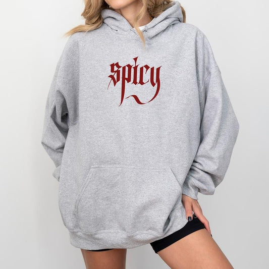 Spicy Minimalist Unisex Hoodie, Retro Vintage Spicy Graphic Hoodies, Bookish Hoodie, Vintage Dark Romance Reader Clothing, Gift For Book Lovers