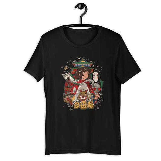 Spirited Away Anime T-Shirt, Studio Ghibli Hayao Miyazaki new unisex shirtstyle{n002}2