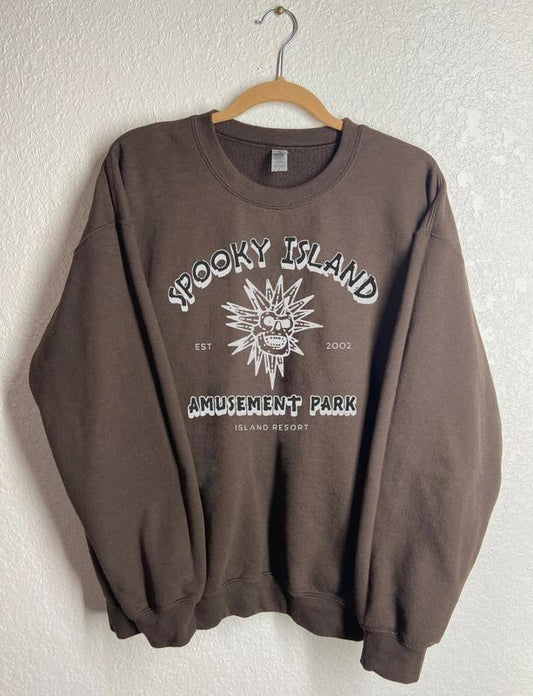 Spooky Island Tee Shirt, Retro Cartoon Halloween Movie Shirt, Halloween Nostalgia Sweatshirt, Summerween Shirt