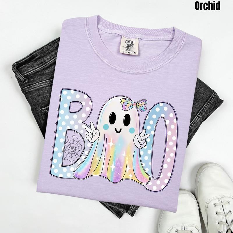 Spotted Boo Ghoul Comfort Colors T-Shirt 'NLB'