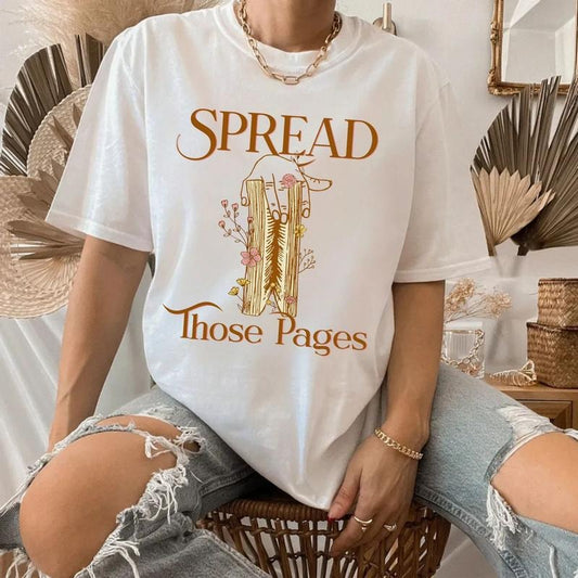 Spread Those Pages Smut Books Sweatshirt, Smut Shirt, Get Nasty Good Girl, Book Lover Gift, Reading Sweatshirt, Unisex Sweater Pullover Tee
