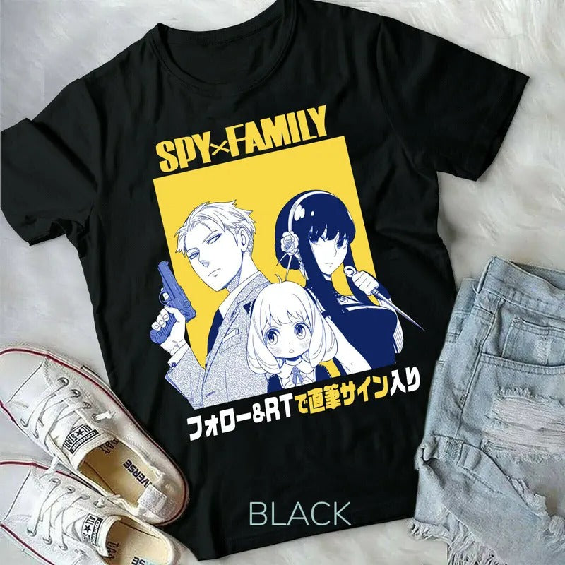 Spy x Family shirt,anya,spyxfamily,yor,loid,anime,forger,New 2022 unisex T-Shirt S-4XL