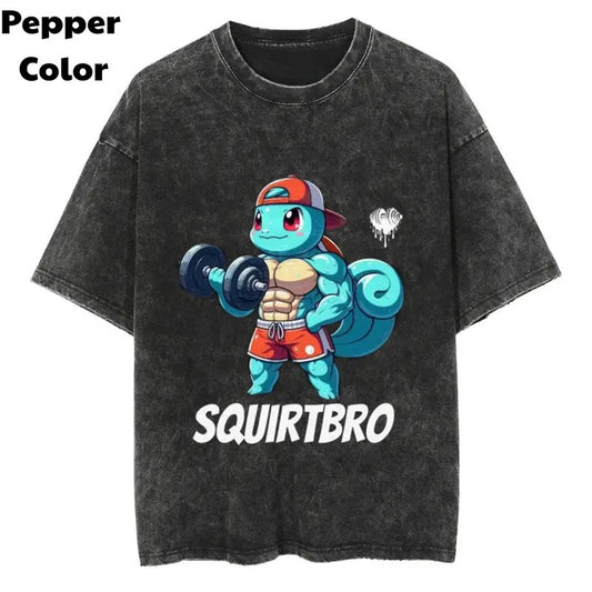 Squirtbro Gym Vintage T-Shirt, Squirtbro T-shirt, Pokemon Shirt, Pokemon Gym Shirt, Unisex T-Shirt, Gift For Men Women