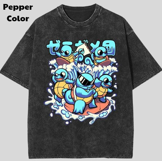Squirtle Vintage Tees, Squad T-Shirt, Pokemon Graphic Tees, Pokemon Shirt, Unisex Anime Shirt, Menswear Womenswear Streetwear